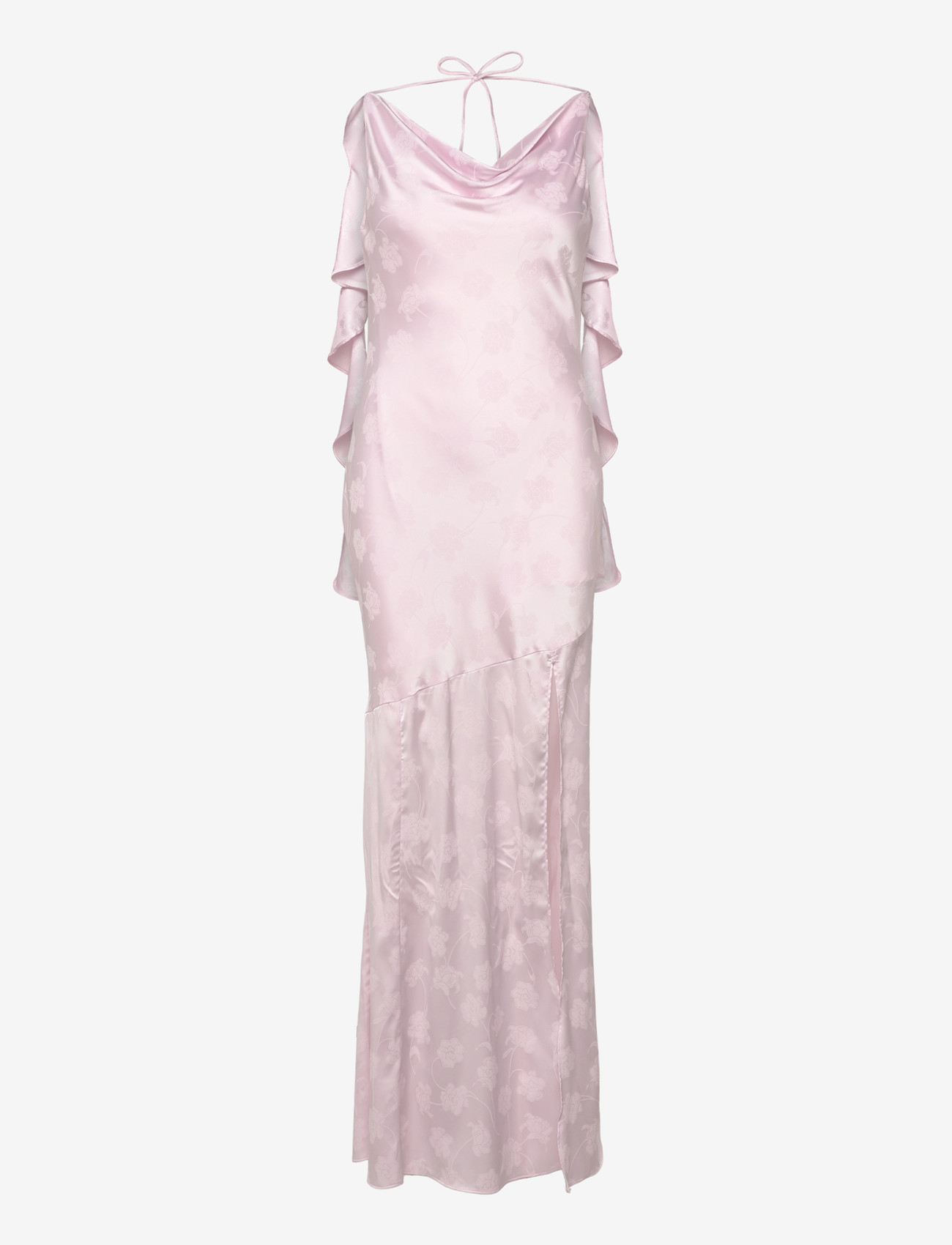 ROTATE Birger Christensen - MAXI WATERFALL DRESS - aftonklänningar - orchid ice - 0