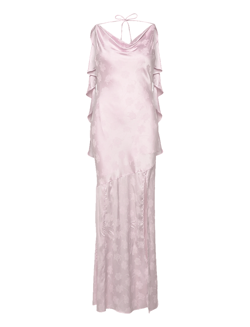 ROTATE Birger Christensen - MAXI WATERFALL DRESS - aftonklänningar - orchid ice - 0