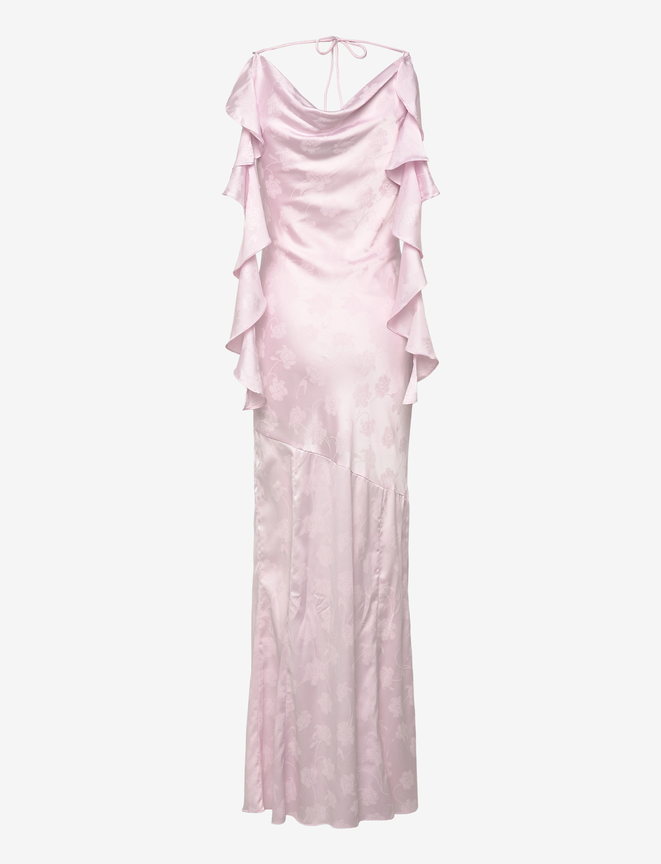 ROTATE Birger Christensen - MAXI WATERFALL DRESS - aftonklänningar - orchid ice - 1