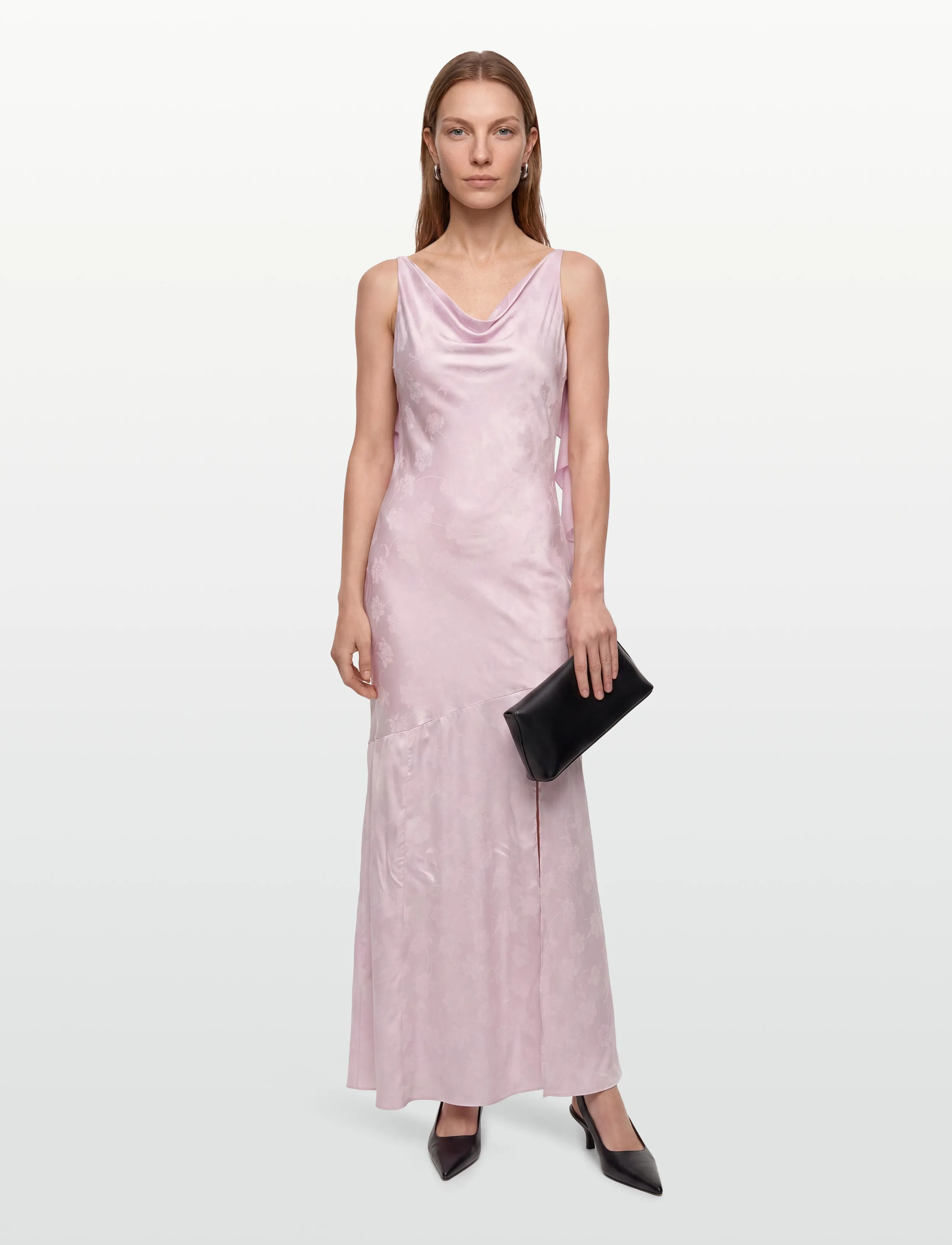 ROTATE MAXI WATERFALL DRESS - Maksikleidid - ORCHID ICE / pink/rose