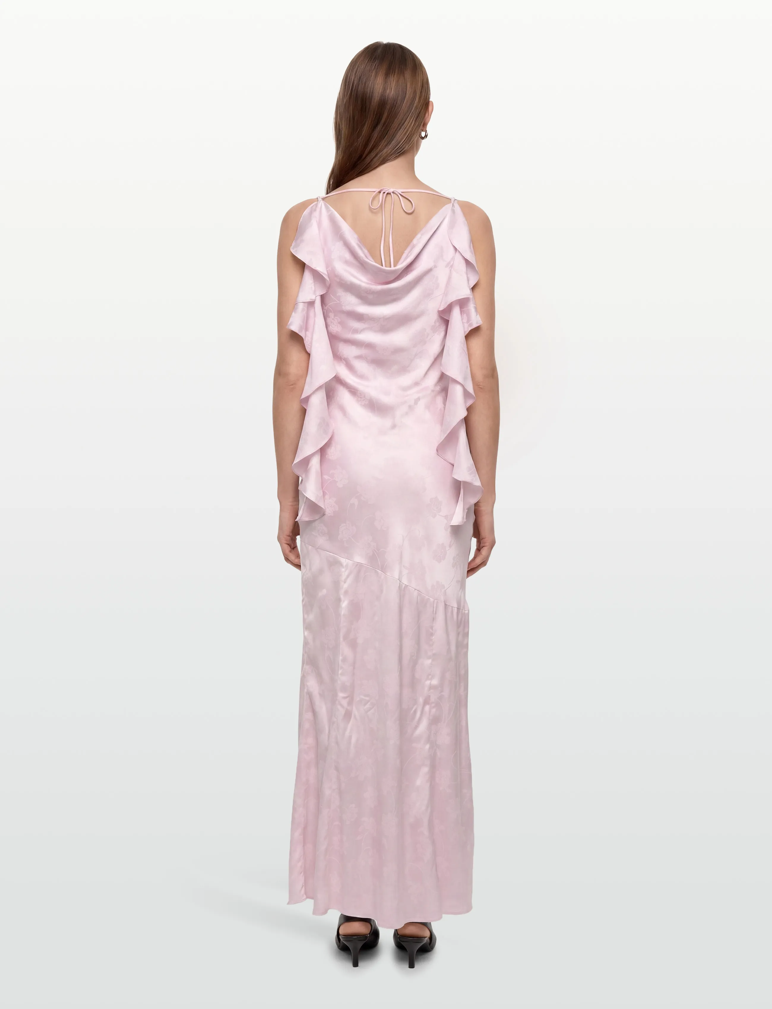 ROTATE - MAXI WATERFALL DRESS - maxi dresses - orchid ice - 4