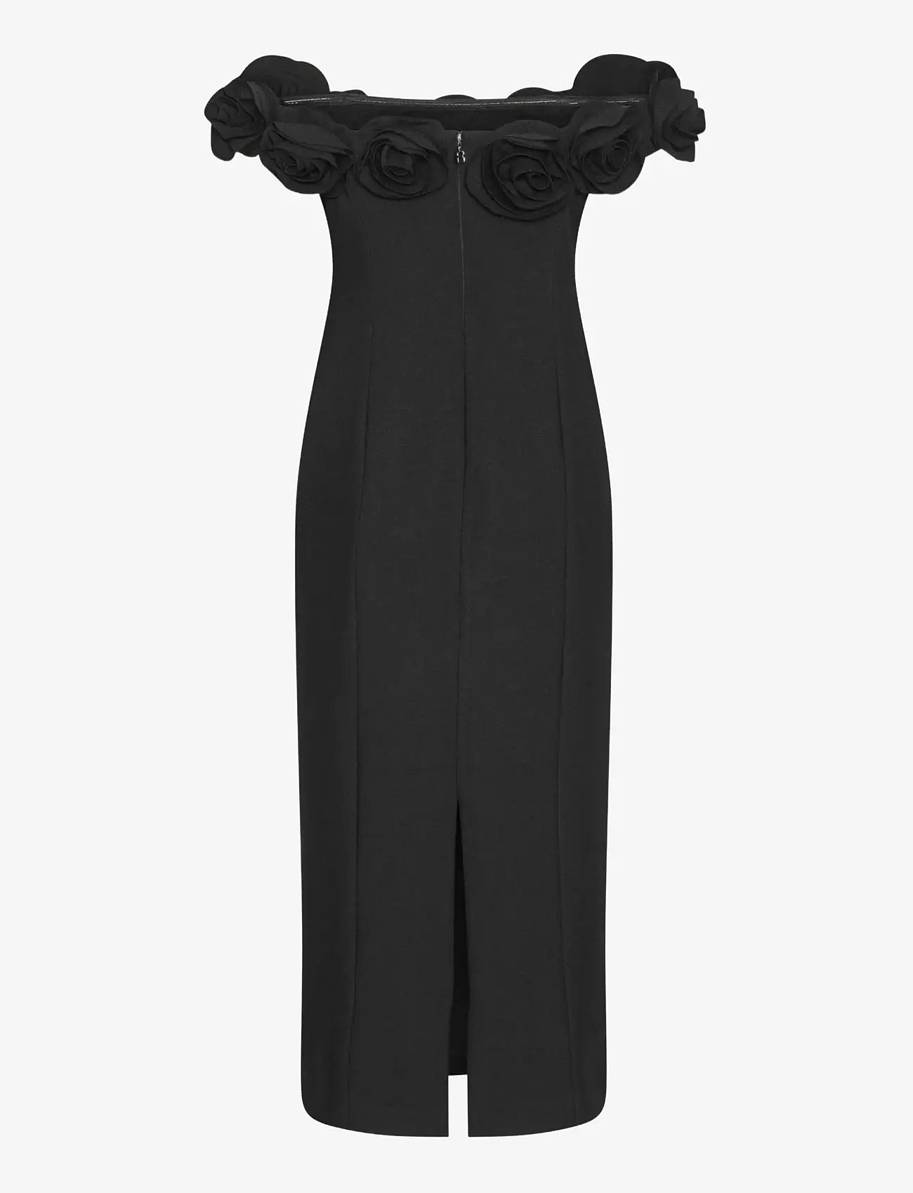 ROTATE - CREPE MIDI FLOWER DRESS - abendkleider - black - 2