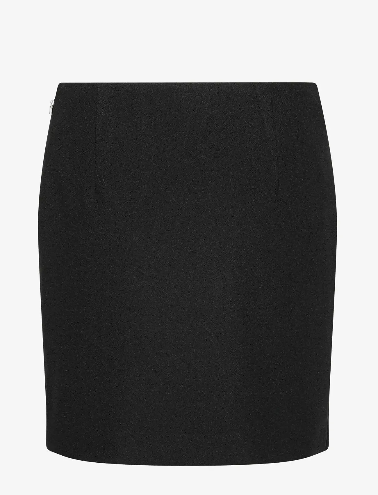 ROTATE Birger Christensen - CREPE MINI FLOWER SKIRT - korta kjolar - black - 2