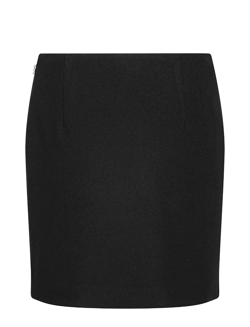ROTATE Birger Christensen - CREPE MINI FLOWER SKIRT - korta kjolar - black - 2