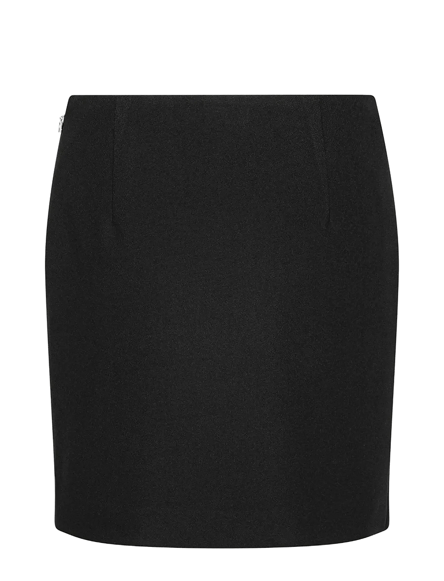 ROTATE - CREPE MINI FLOWER SKIRT - kurze röcke - black - 2