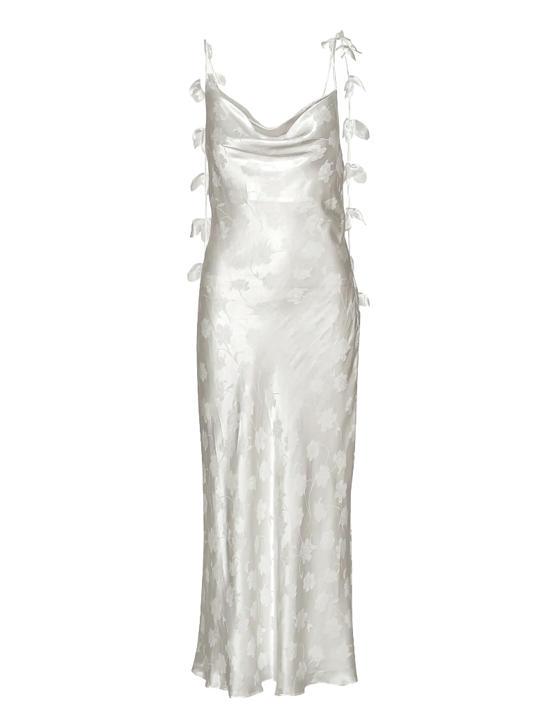 ROTATE - MIDI SLIP DRESS - Õlapaeltega kleidid - egret - 0