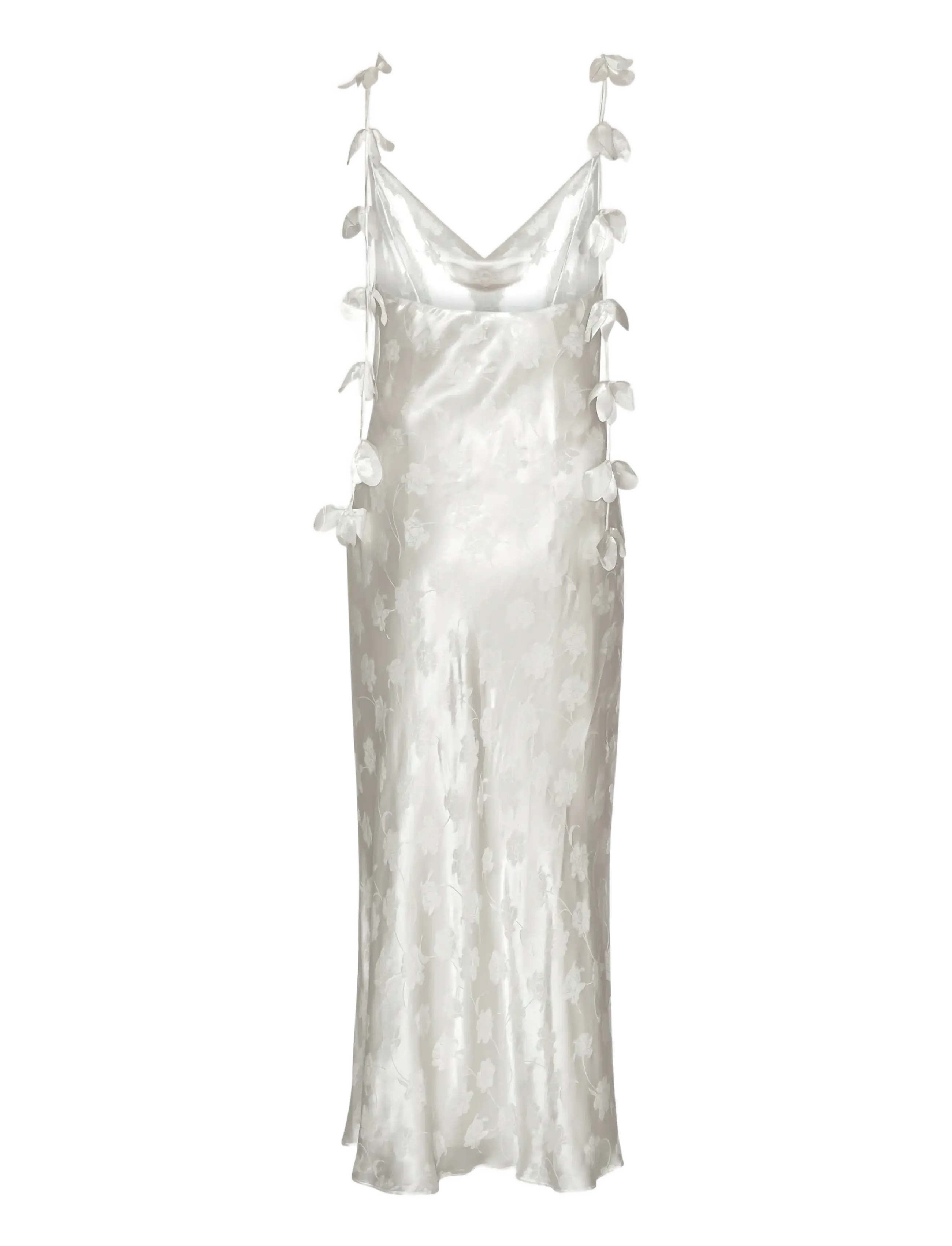 ROTATE - MIDI SLIP DRESS - slip dresses - egret - 1