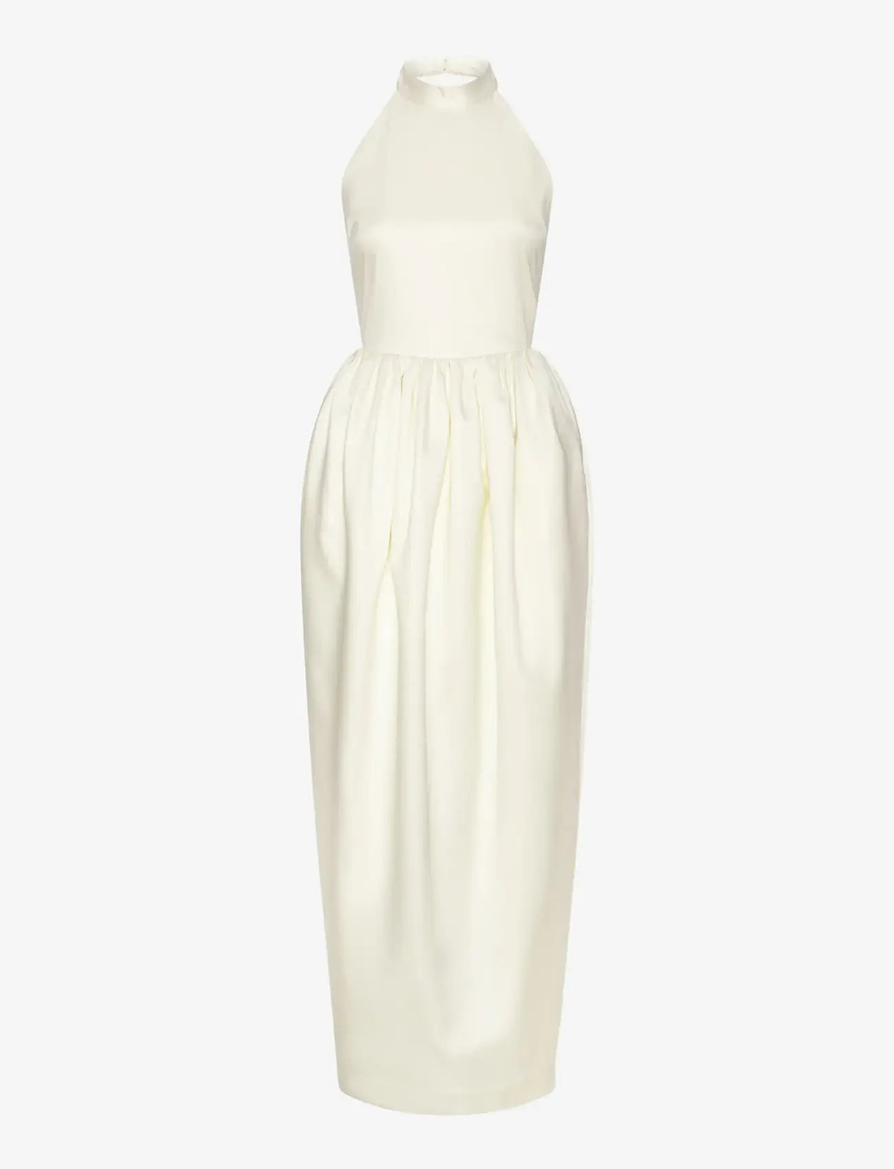 ROTATE - SATIN MAXI DRESS - maxi dresses - egret - 1
