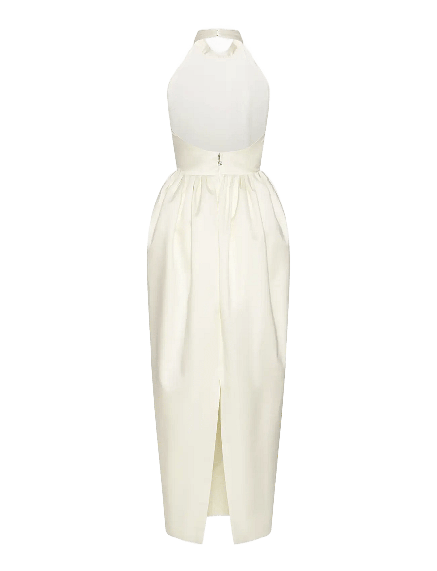 ROTATE - SATIN MAXI DRESS - wedding dresses - egret - 2