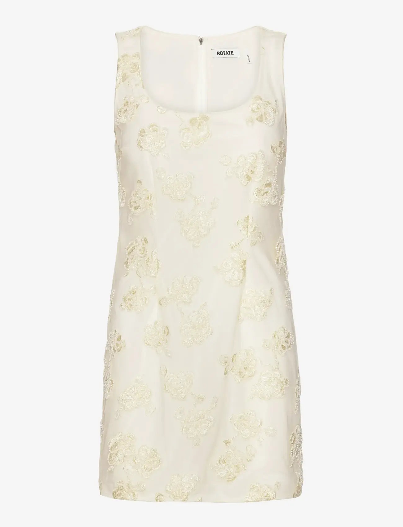 ROTATE - BEADED MINI DRESS - bröllopsklänningar - egret - 1