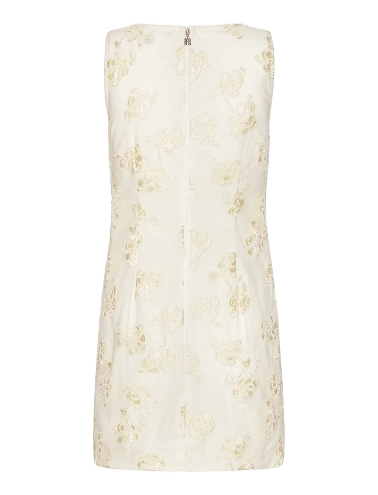 ROTATE - BEADED MINI DRESS - pulmakleidid - egret - 2