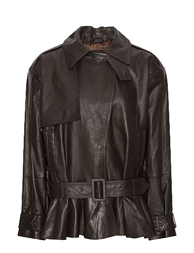 Biker Leather Jacket - LæDerjakker