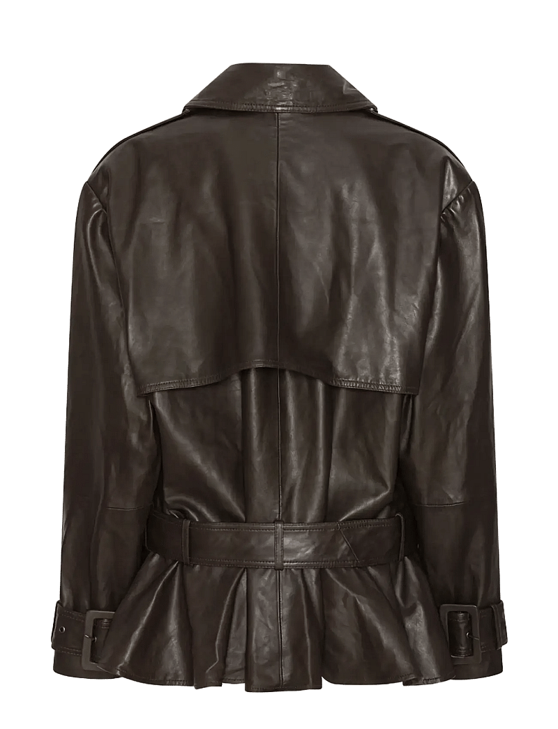 ROTATE - BIKER LEATHER JACKET - frühlingsjacken - molÉ - 2