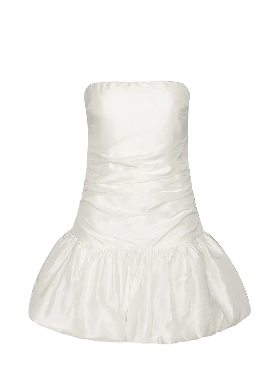 ROTATE - TAFFETA BALLOON DRESS - brudekjoler - egret - 1