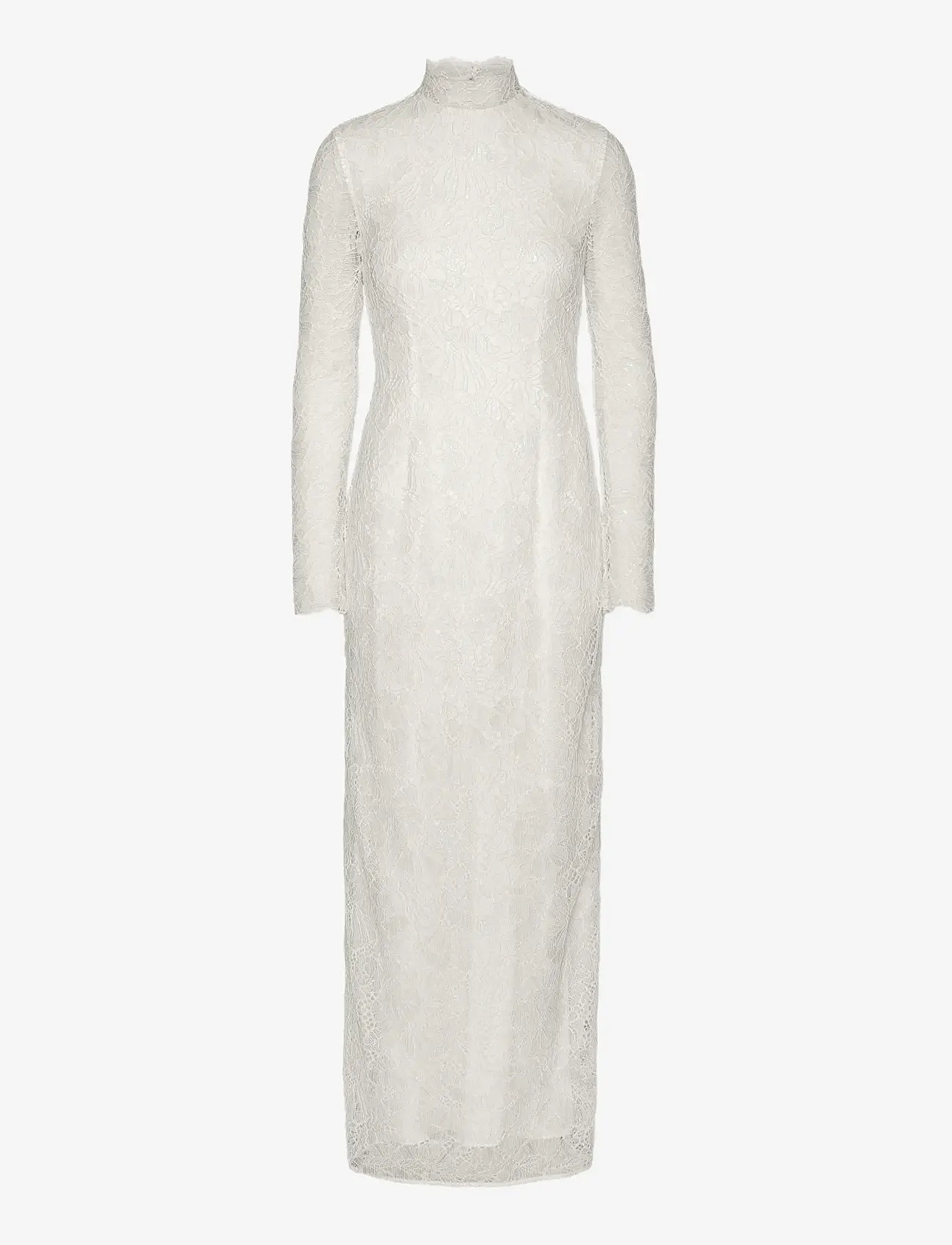 ROTATE - LACE OPEN BACK DRESS - brudekjoler - egret - 1