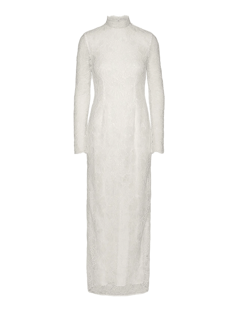 ROTATE - LACE OPEN BACK DRESS - brudekjoler - egret - 1