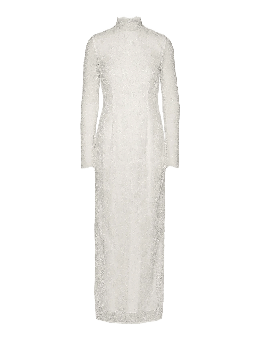 ROTATE - LACE OPEN BACK DRESS - brautkleider - egret - 1