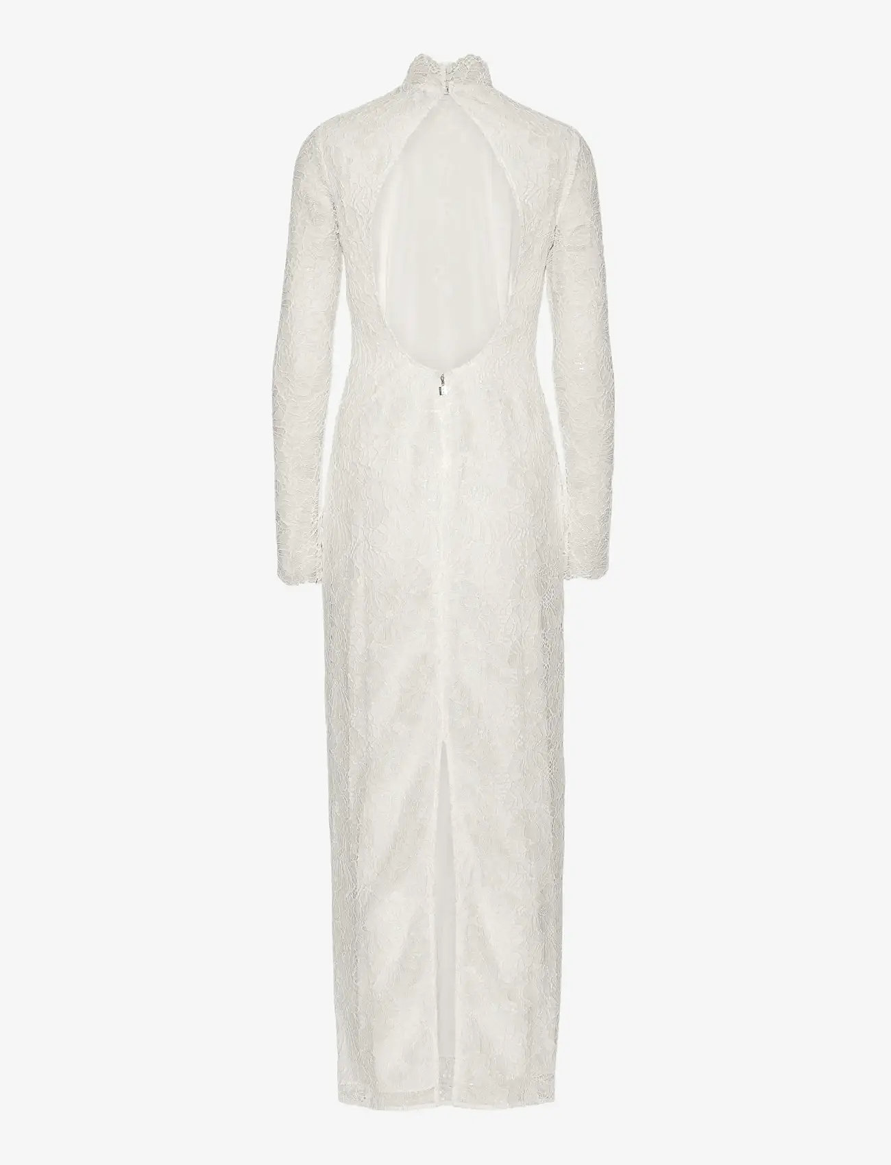 ROTATE - LACE OPEN BACK DRESS - brudekjoler - egret - 2