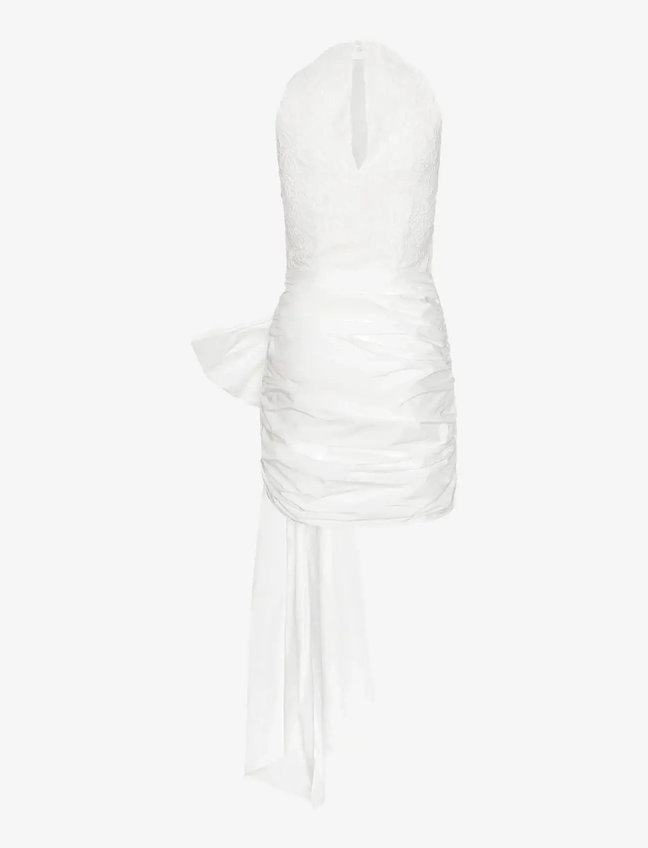 ROTATE Birger Christensen - LACE MINI BOW DRESS - konfirmation - egret - 2