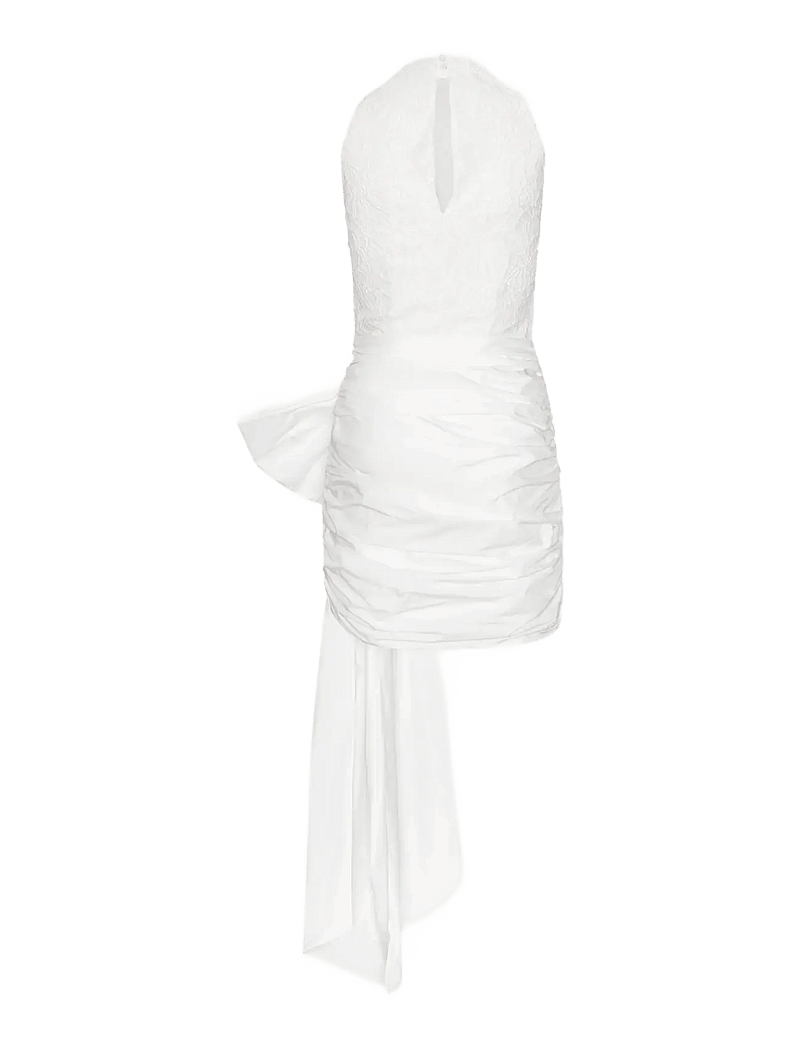 ROTATE Birger Christensen - LACE MINI BOW DRESS - konfirmation - egret - 2