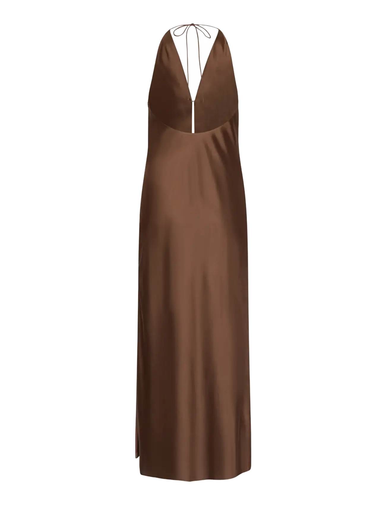 ROTATE - CHIFFON HALTER DRESS - aftonklänningar - potting soil - 2