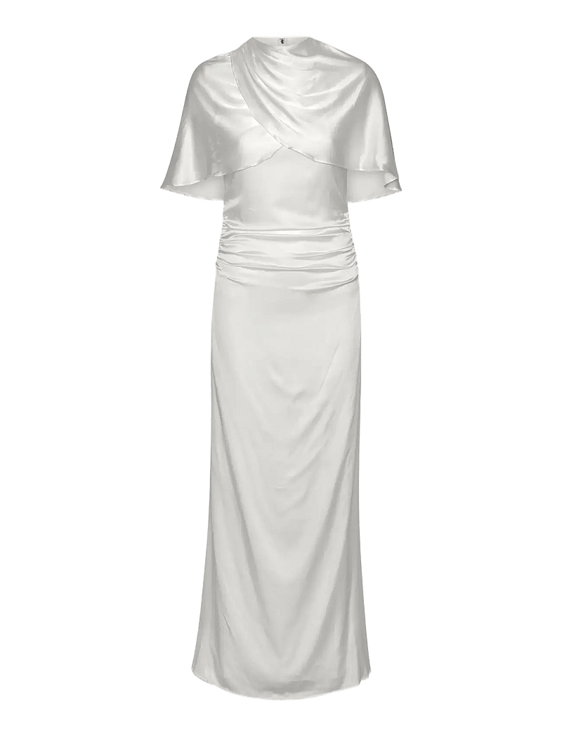 ROTATE Birger Christensen - MAXI CAPE DRESS - aftenkjoler - egret - 1