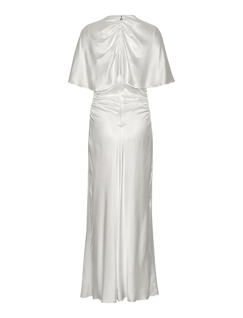 ROTATE Birger Christensen - MAXI CAPE DRESS - aftenkjoler - egret - 2