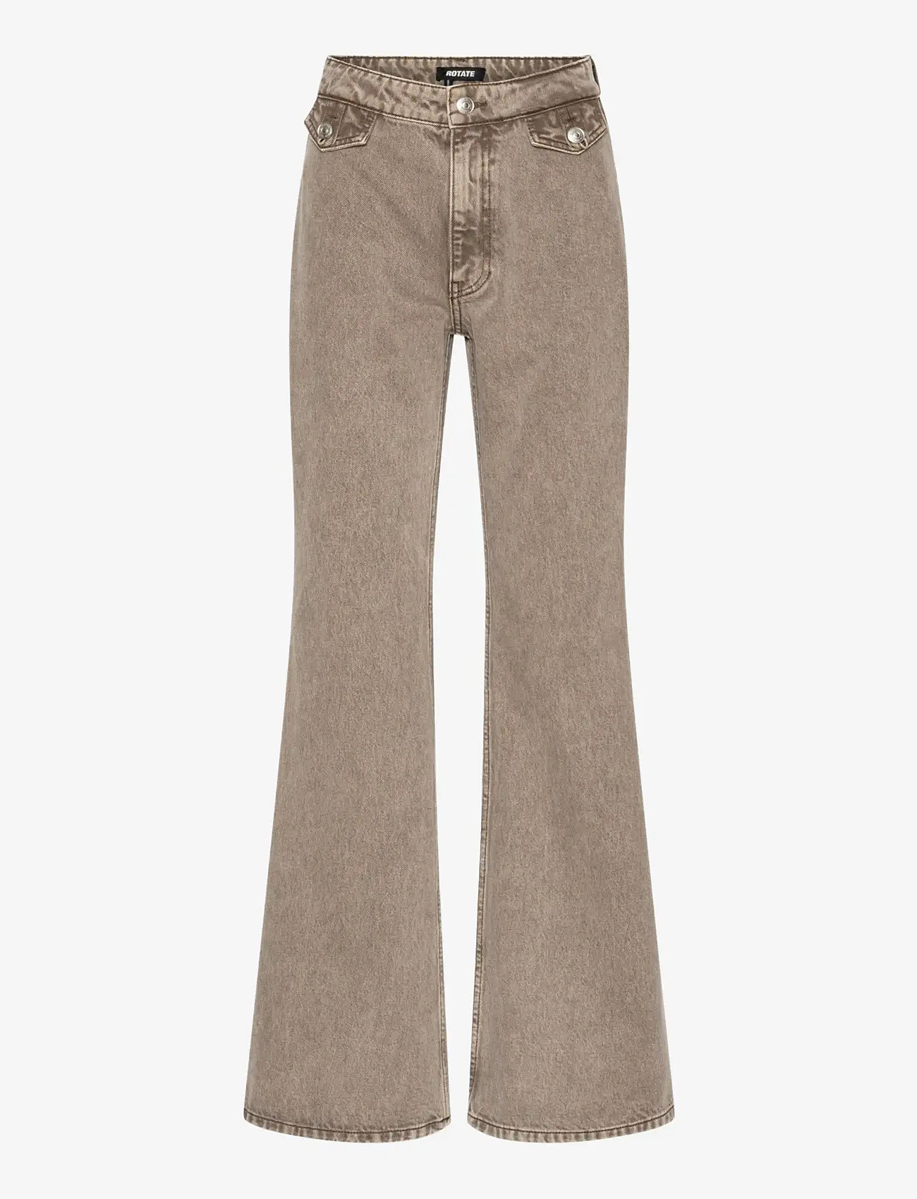 ROTATE Birger Christensen - Flared highwaisted jeans - teksad - driftwood - 1