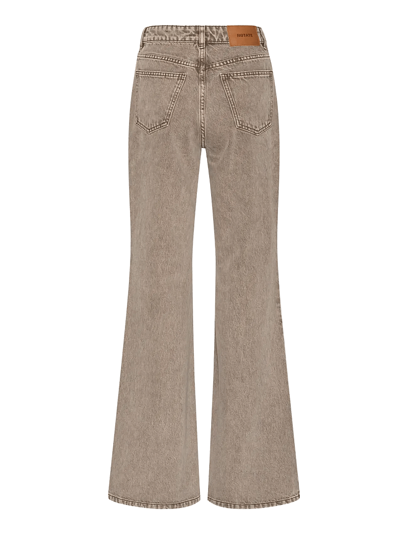 ROTATE Birger Christensen - Flared highwaisted jeans - teksad - driftwood - 2