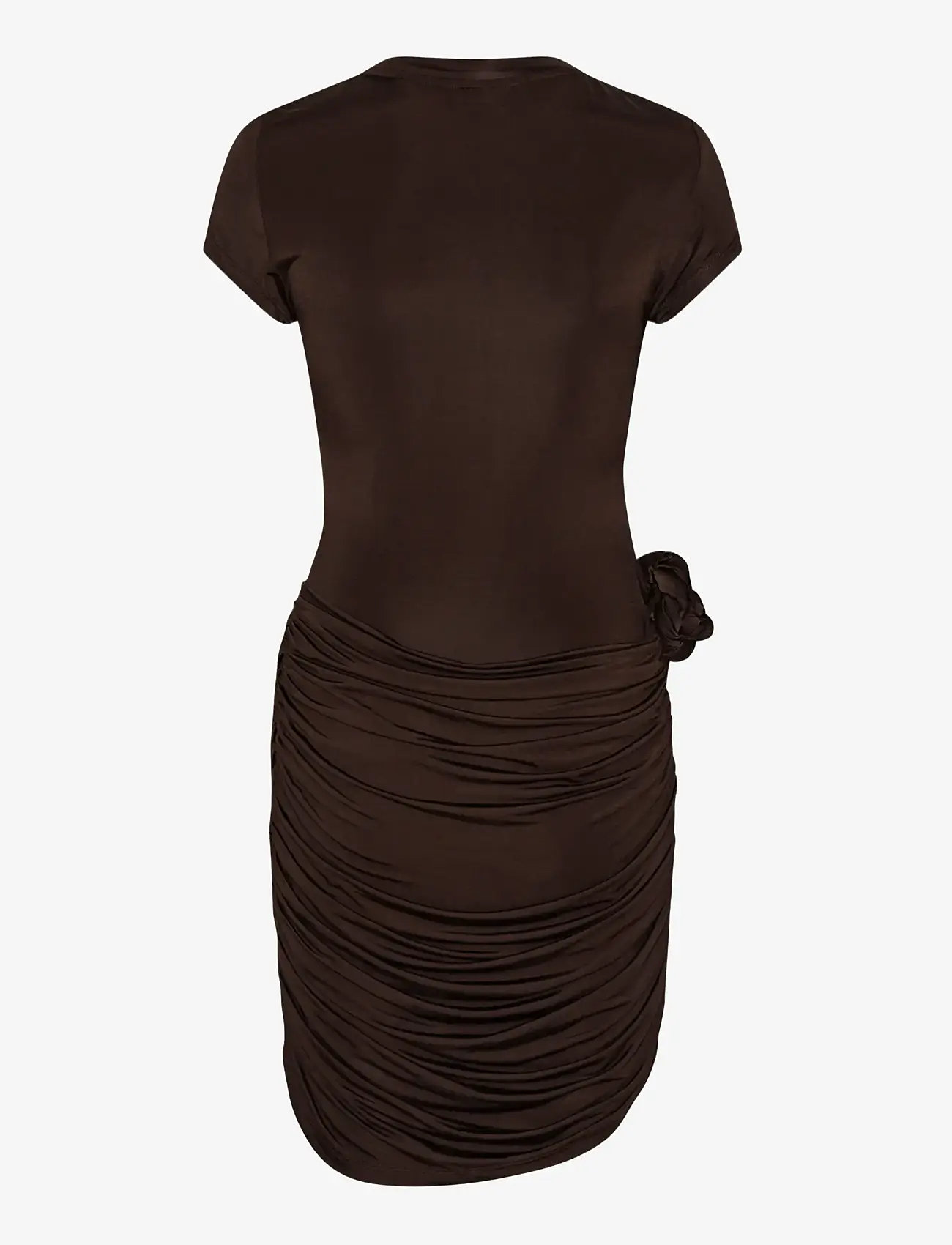 ROTATE Birger Christensen - DRAPED MINI DRESS - minikleidid - chicory coffee - 2