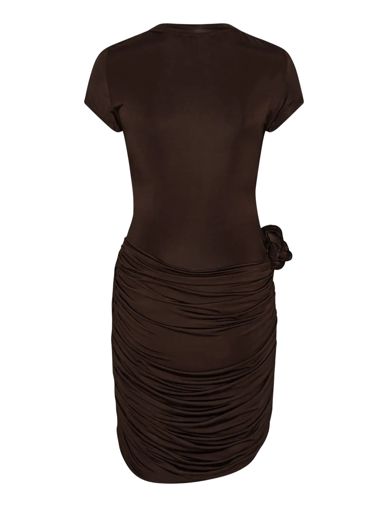 ROTATE - DRAPED MINI DRESS - chicory coffee - 2
