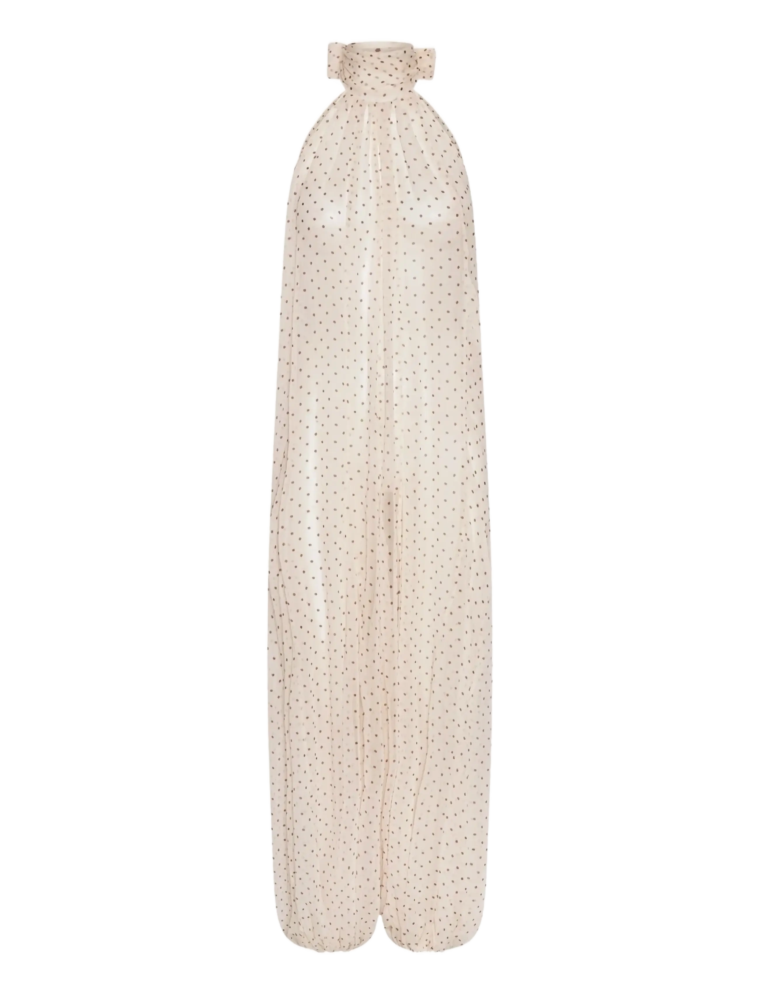 ROTATE CHIFFON BALLOON JUMPSUIT - Jumpsuits - EGRET COMB. / cream
