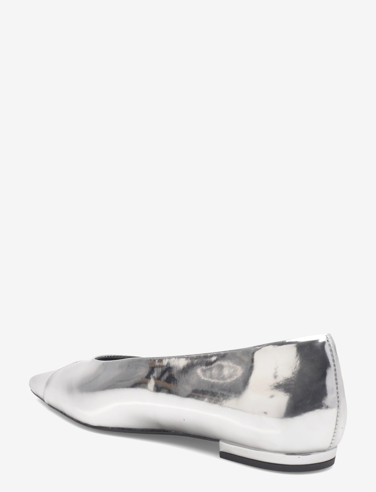 ROTATE Birger Christensen - LEATHER POINTED BALLERINA - special occasions - silver - 2