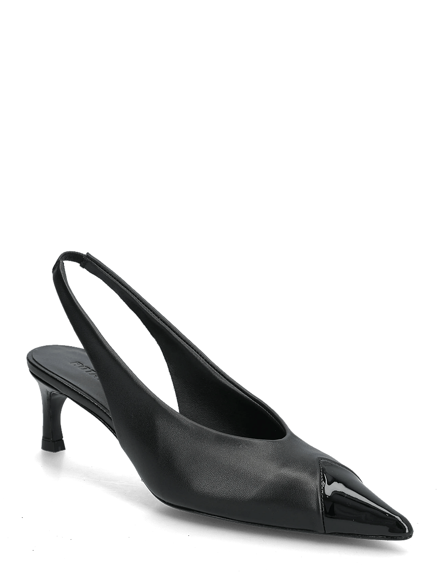 ROTATE - LEATHER SLINGBACK PUMP - black - 0