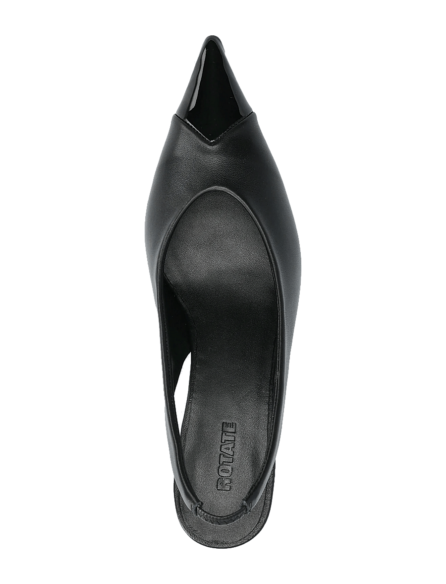 ROTATE - LEATHER SLINGBACK PUMP - black - 3