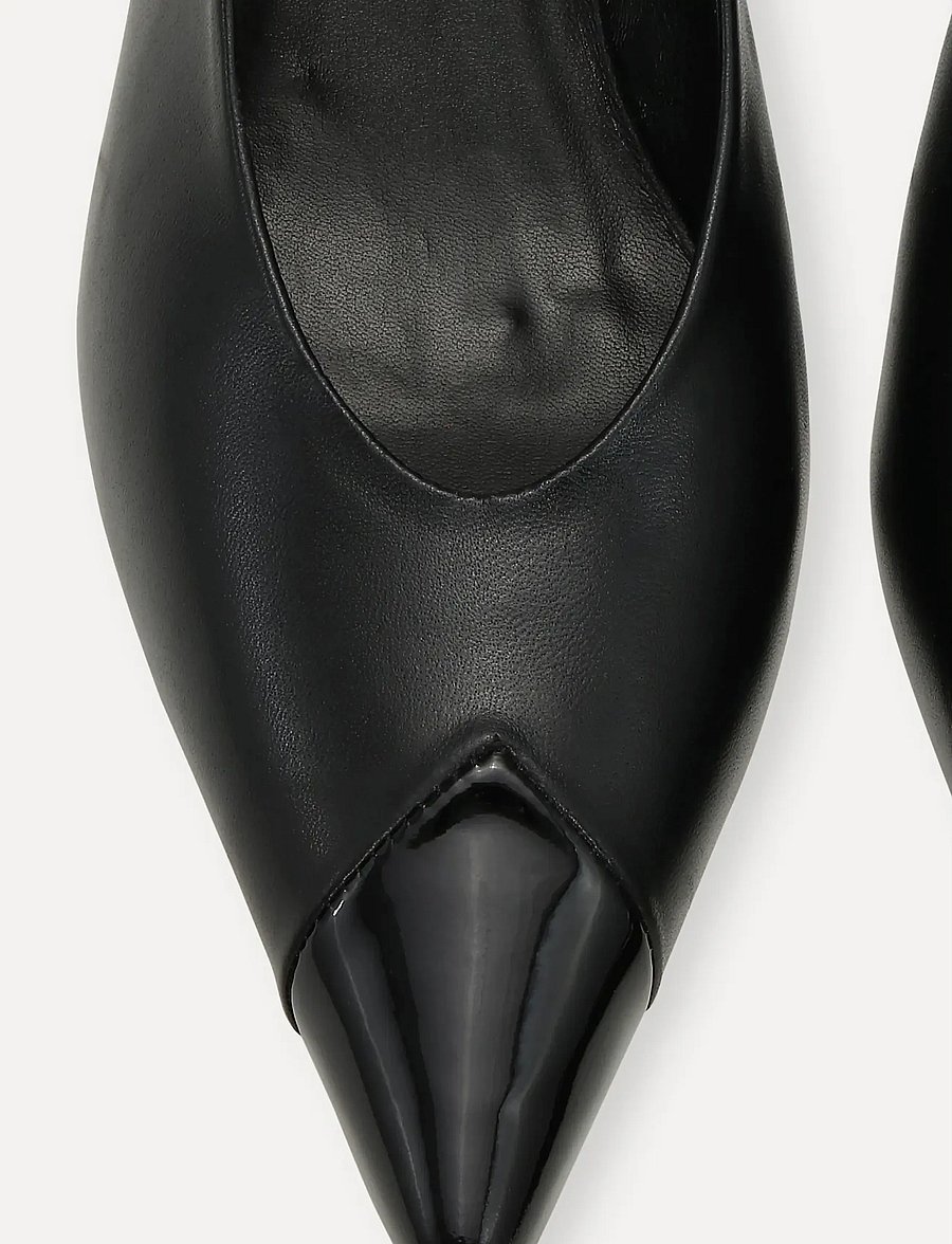ROTATE - LEATHER SLINGBACK PUMP - black - 5