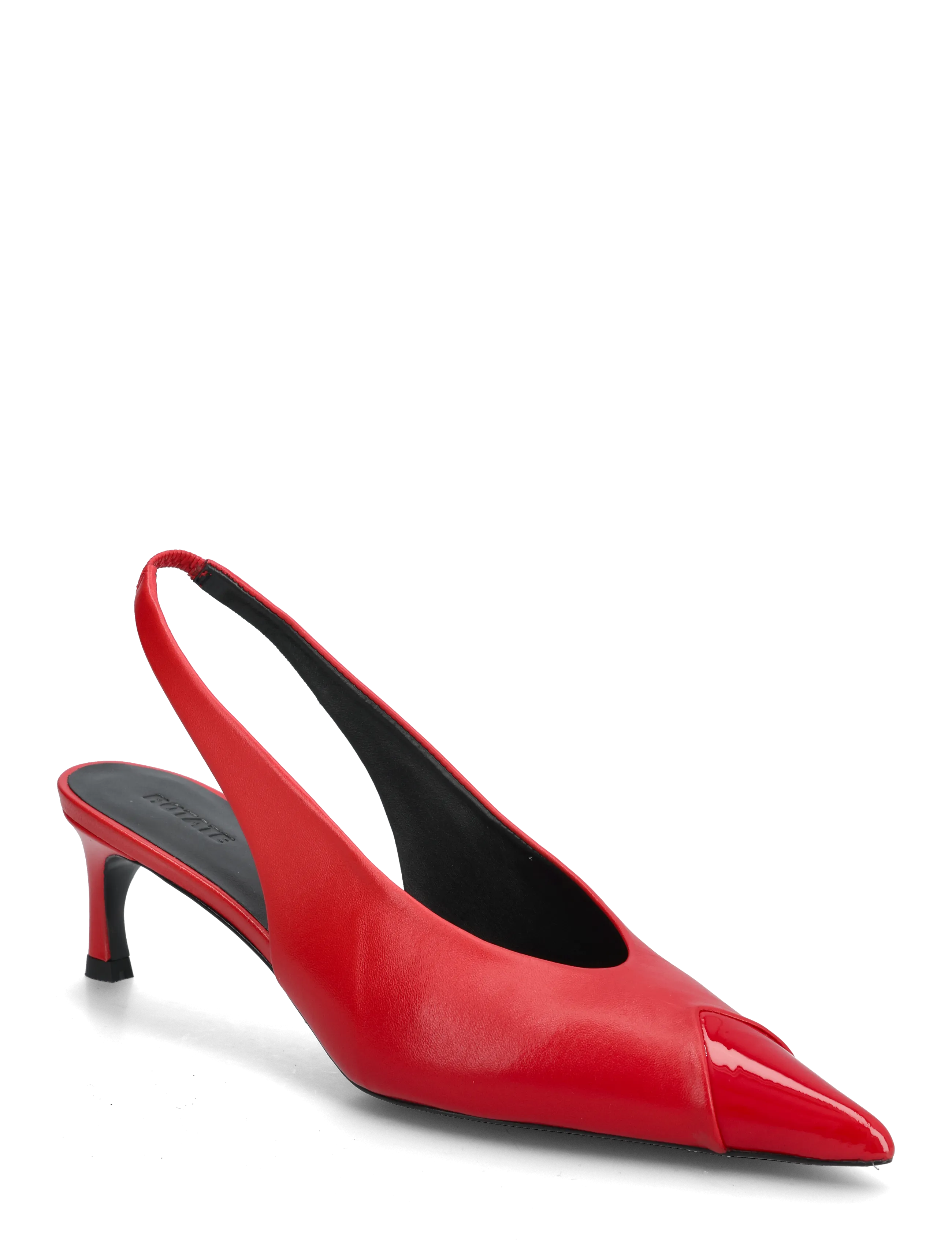 LEATHER SLINGBACK PUMP - BARBADOS CHERRY