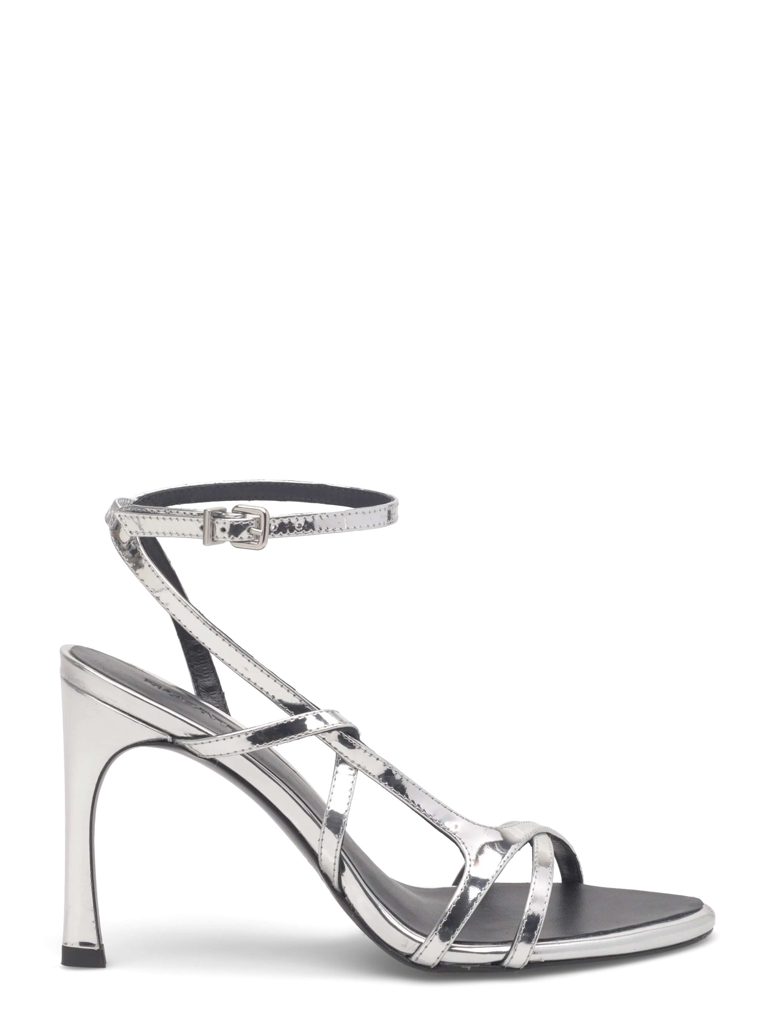 ROTATE - LEATHER STRAPPY SANDAL - sandaletter - silver - 1