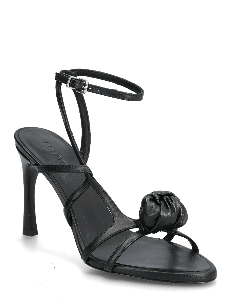 ROTATE Birger Christensen - LEATHER KNOT SANDAL - sandaler med hæl - black - 0