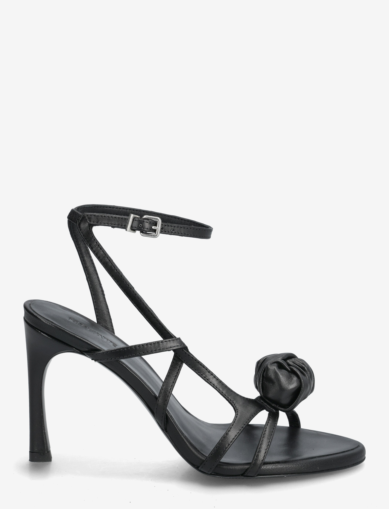 ROTATE Birger Christensen - LEATHER KNOT SANDAL - sandaler med hæl - black - 1