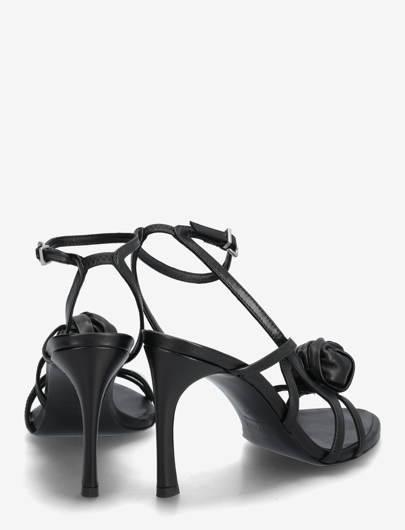 ROTATE Birger Christensen - LEATHER KNOT SANDAL - sandaler med hæl - black - 4