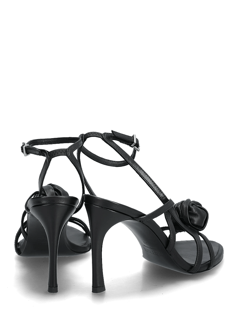 ROTATE Birger Christensen - LEATHER KNOT SANDAL - sandaler med hæl - black - 4