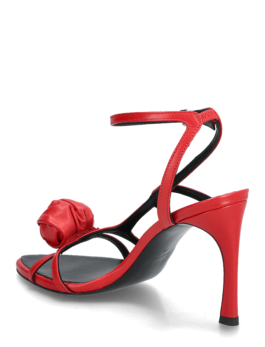 ROTATE - LEATHER KNOT SANDAL - heeled sandals - barbados cherry - 2