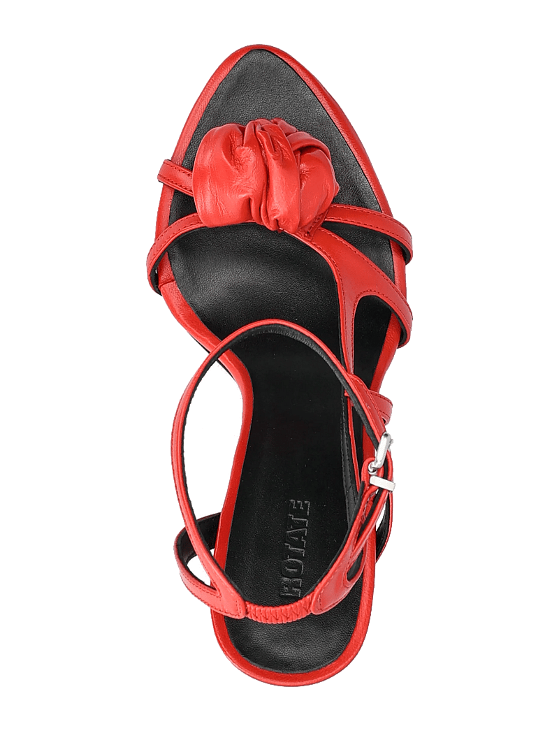 ROTATE Birger Christensen - LEATHER KNOT SANDAL - sandaletter - barbados cherry - 3