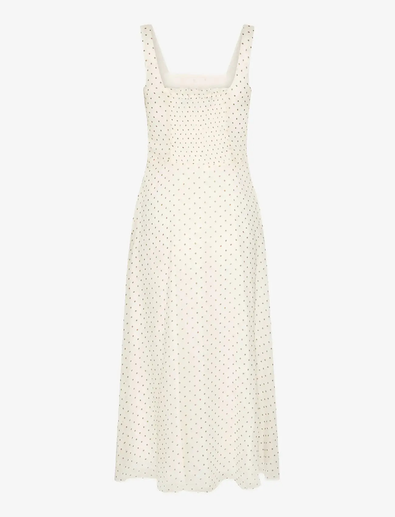 ROTATE - CHIFFON FLARED MIDI DRESS - sommerkjoler - egret comb. - 2