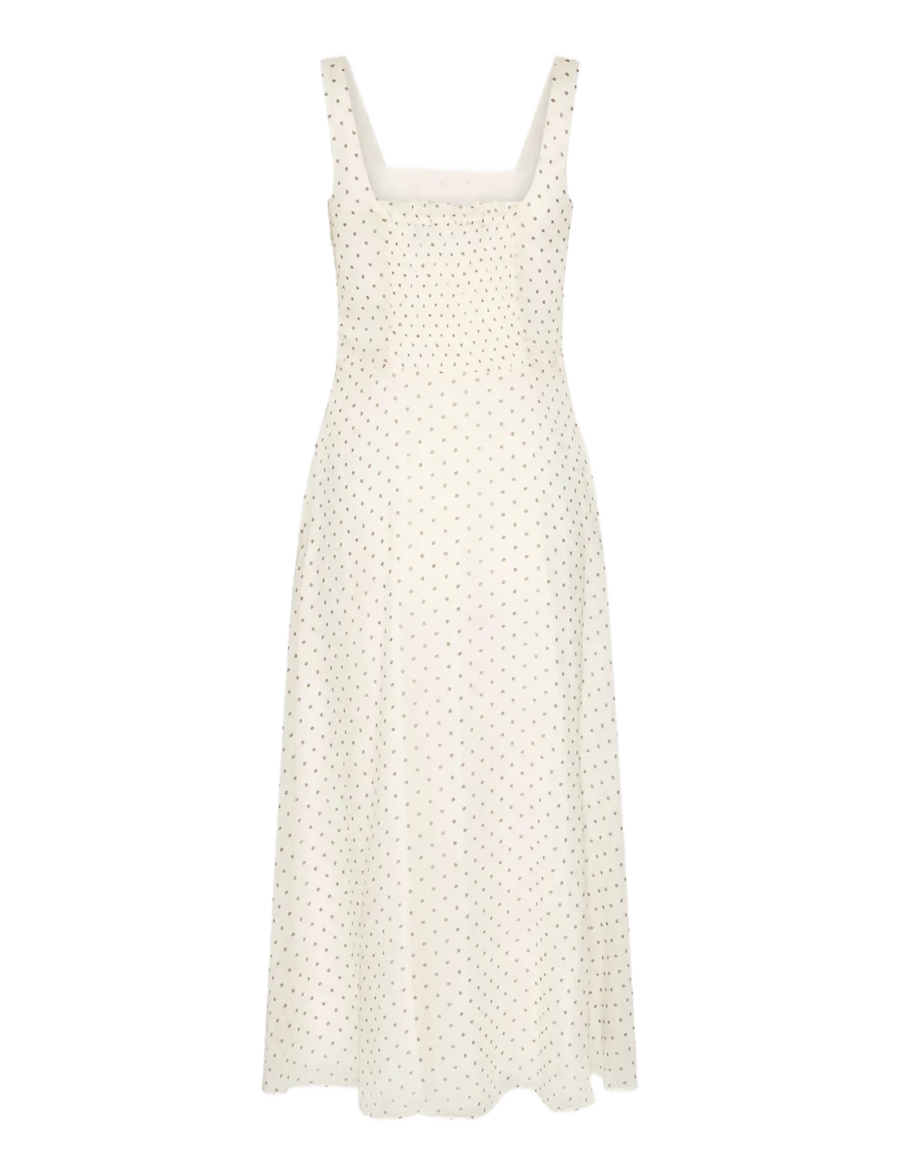 ROTATE - CHIFFON FLARED MIDI DRESS - sommarklänningar - egret comb. - 2