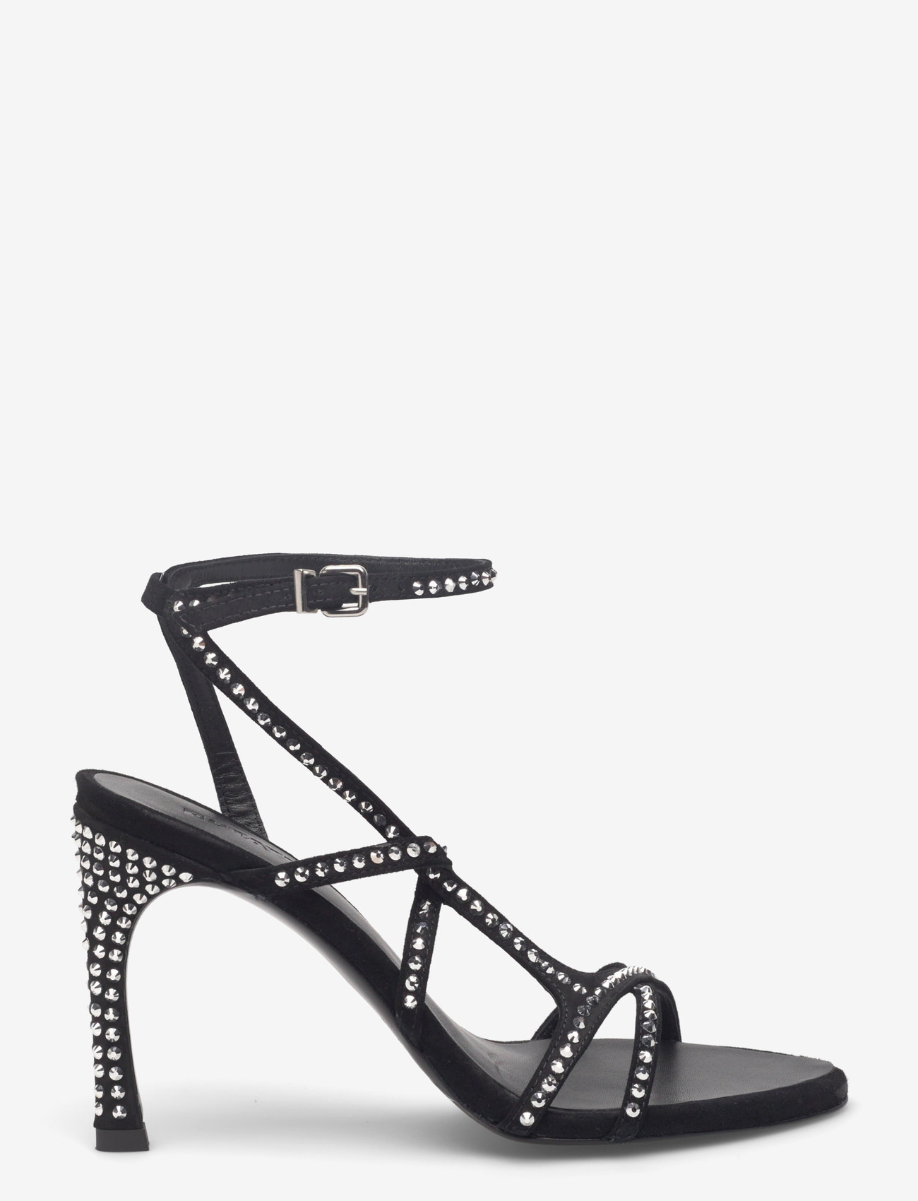 ROTATE Birger Christensen - RHINESTONE SANDAL - heeled sandals - silver comb. - 2