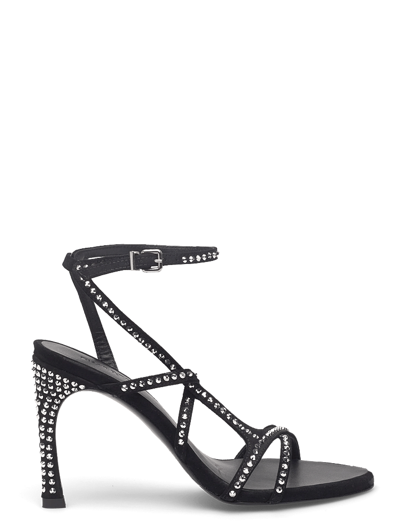 ROTATE Birger Christensen - RHINESTONE SANDAL - heeled sandals - silver comb. - 2