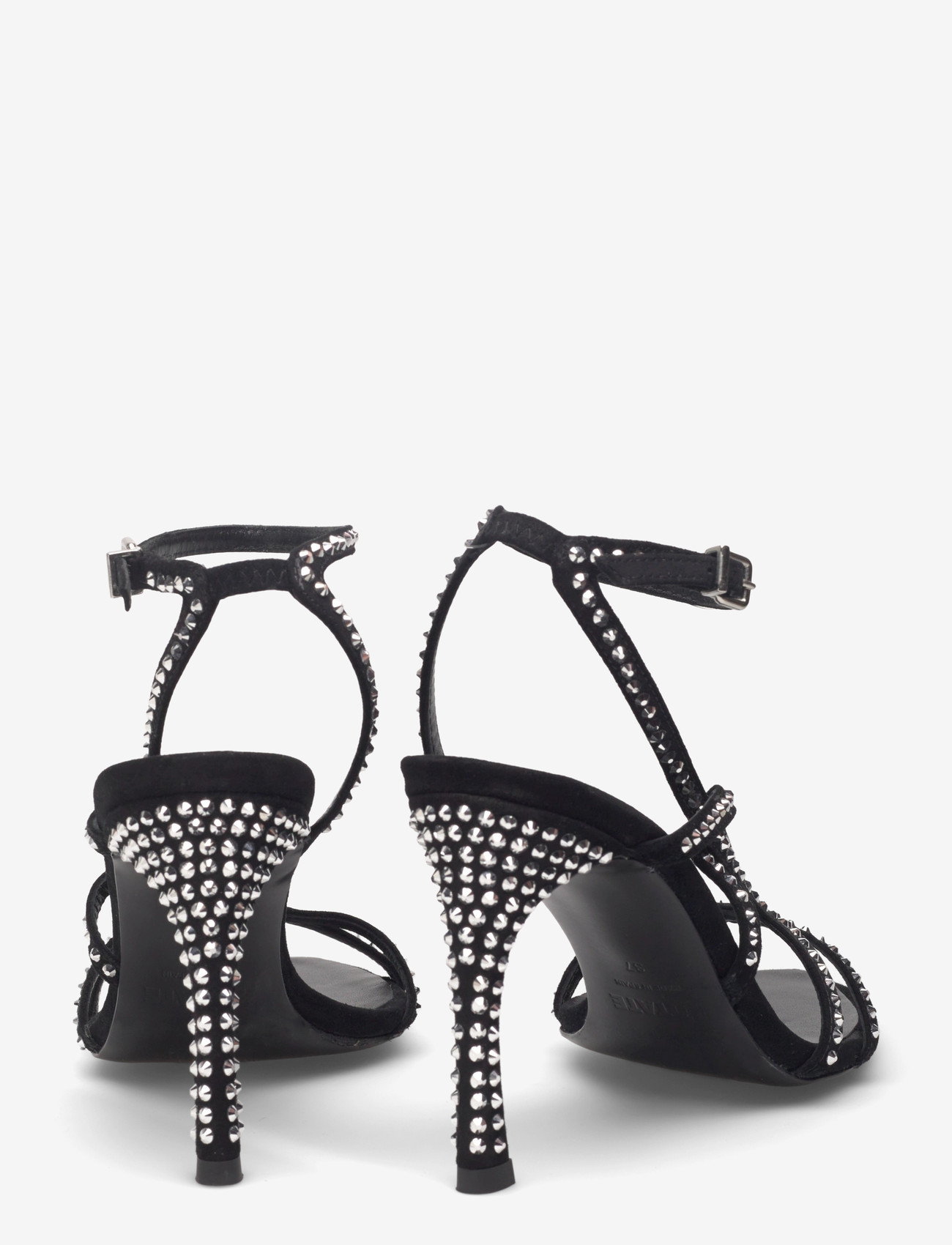 ROTATE Birger Christensen - RHINESTONE SANDAL - heeled sandals - silver comb. - 4