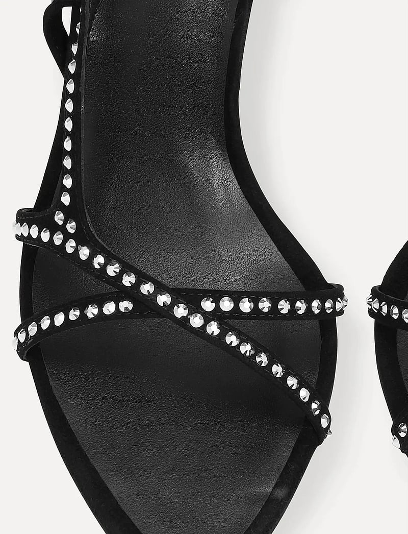 ROTATE Birger Christensen - RHINESTONE SANDAL - heeled sandals - silver comb. - 5